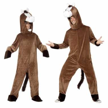 Dierenverkleedkleding paarden volwassenen tip