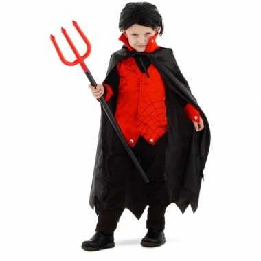 Dracula/vampier verkleed verkleedkleding cape kind tip