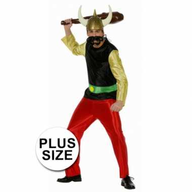 Krijgers verkleedkleding Gallier grote maat tip