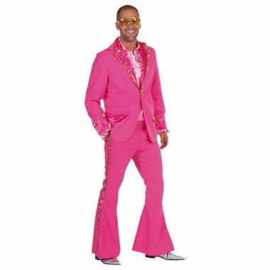Roze seventies verkleedkledingken mannen