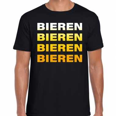 Verkleedkleding bieren bieren bieren bieren t shirt zwart heren tip