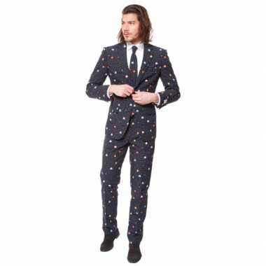 Verkleedkleding  Business suit Pac-Man print tip