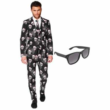 Verkleedkleding feest halloween tuxedo/business suit 56 (xxxl) heren