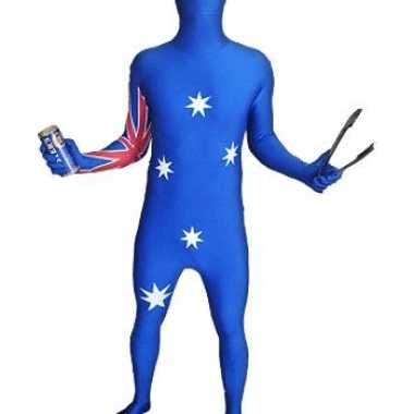 Verkleedkleding  Morphsuits vlag Australie tip