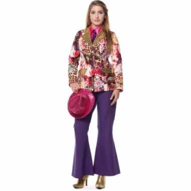 Verkleedkleding  Paarse broek dames tip