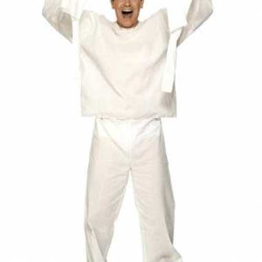 Verkleedkleding  Witte dwangbuis tip