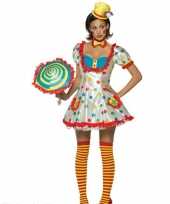 Carnaval clownsverkleedkledingje dams