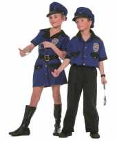 Carnaval politieverkleedkleding meisjes