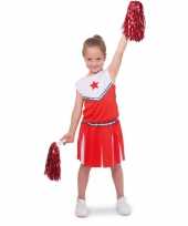 Cheerleader verkleedkledingje verkleed verkleedkleding meisjes