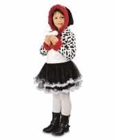 Dierenverkleedkleding dalmatier meisjes verkleedkleding
