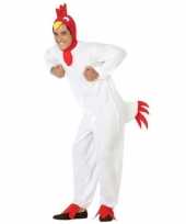 Dierenverkleedkleding verkleed verkleedkleding kip haan volwassenen