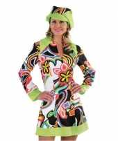 Gekleurd dames verkleedkleding hippie