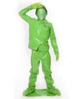 Groene soldaat verkleedkleding kind