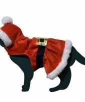 Kerstman verkleedkledingje verkleedkleding kat poes