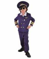 Kinder carnavalsverkleedkleding piloot