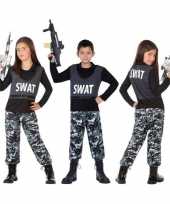 Politie swat verkleed verkleedkleding verkleedkleding kind