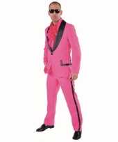 Roze gangnam verkleedkleding mannen
