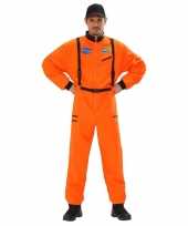 Ruimtevaart verkleed verkleedkleding oranje heren