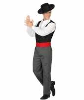 Spaanse flamencodanser verkleed verkleedkleding heren