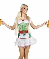 Verkleedkleding oktoberfest heidi t-shirt print
